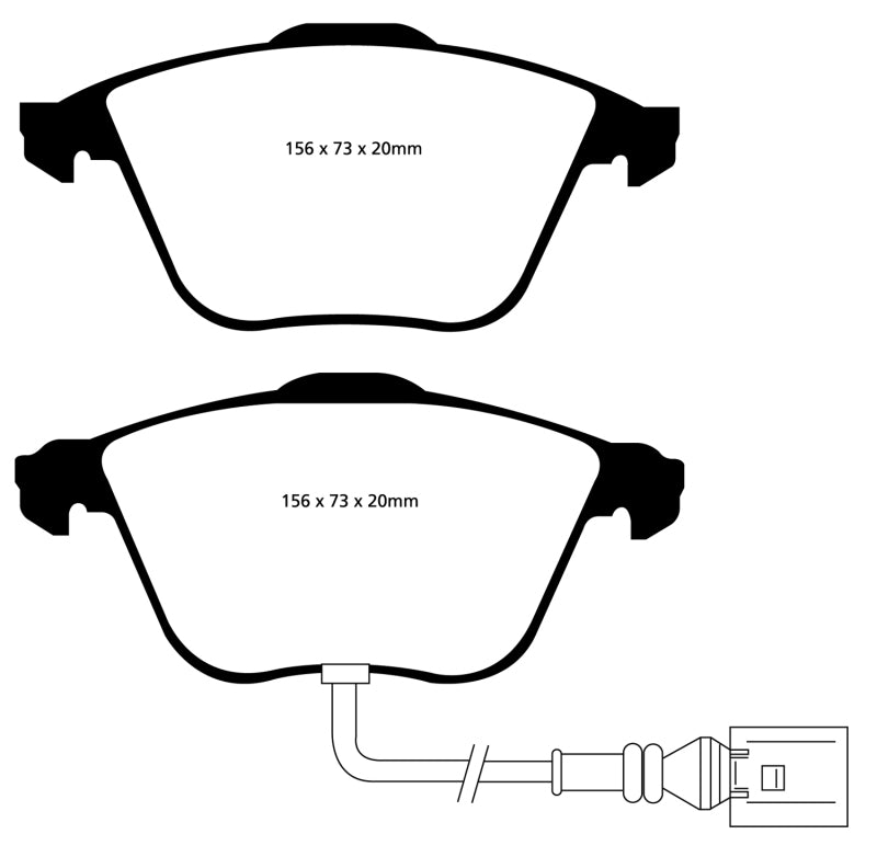 
                      
                        EBC 08-11 Volkswagen CC 3.6 Greenstuff Front Brake Pads
                      
                    