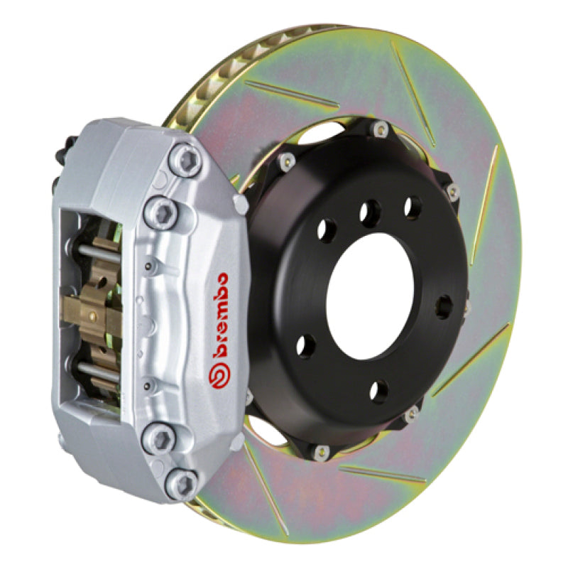 Brembo 02-04 Focus SVT/05-06 Focus Fr GT BBK 4 Pist Cast 2pc 328x28 2pc Rotor Slotted Type1-Silver