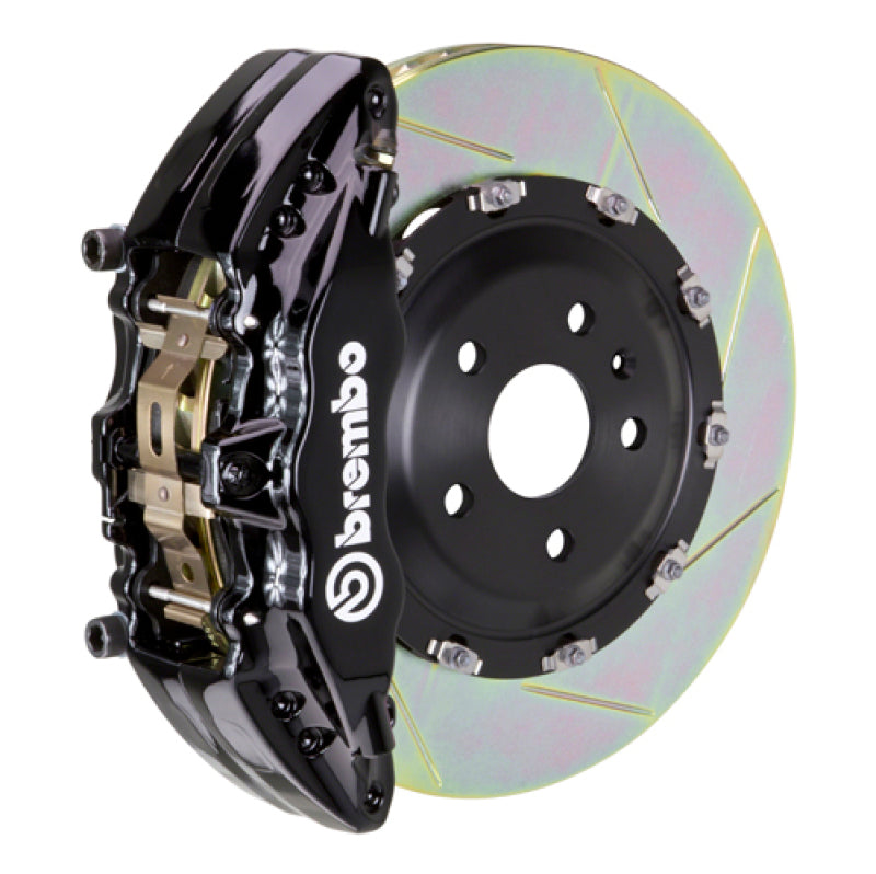 Brembo 11-21 Grand Cherokee (Excl. SRT) Fr GT BBK 6Pist Cast 2pc 380x34 2pc Rotor Slot Type1-Black