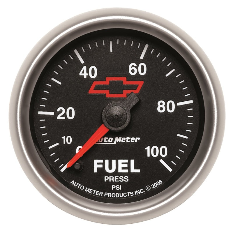 Autometer Sport-Comp II GM 52mm 0-100 PSI Full Sweep Electronic Fuel Pressure Gauge