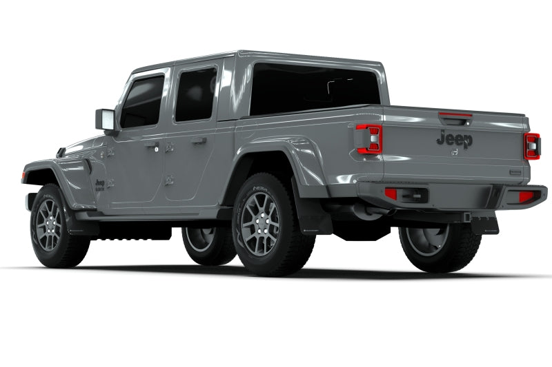 
                      
                        Rally Armor 19-24 Jeep JT Gladiator (Mojave/Rubicon) Black Mud Flap w/Grey Logo
                      
                    