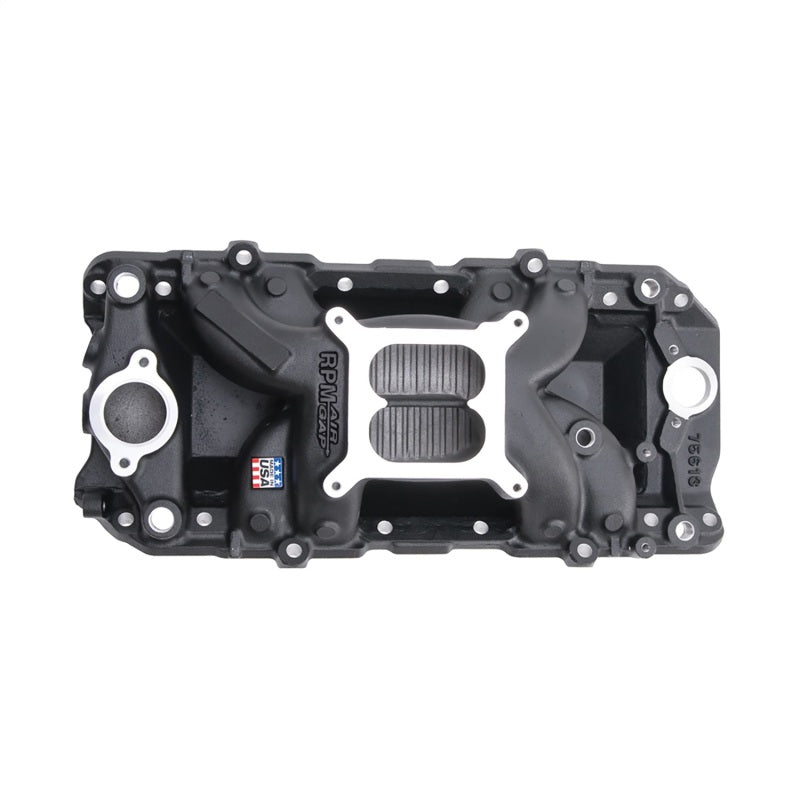 
                      
                        Edelbrock Intake Manifold Nascar Edition RPM Air-Gap for Big-Block Chevy 396-502 w/ Oval Ports
                      
                    