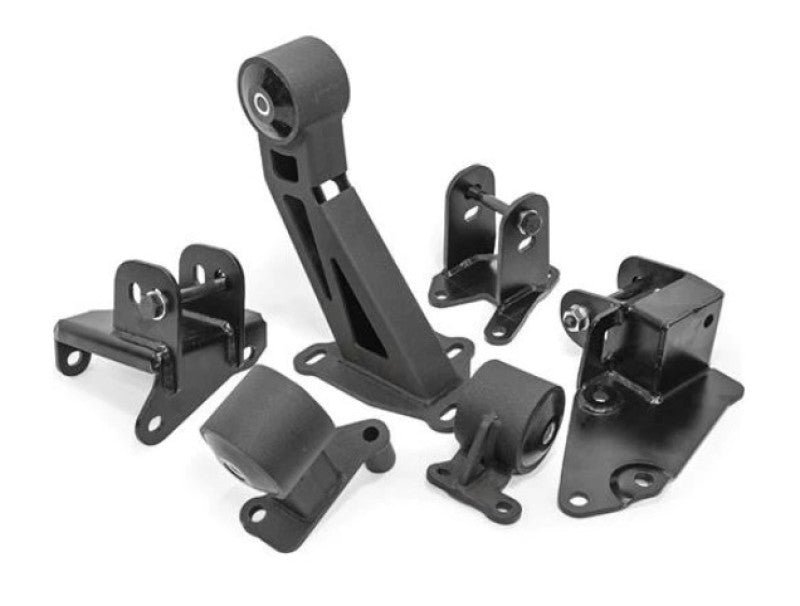 Innovative 96-00 Civic J-Series Black Steel Mounts 95A Bushings (EG/DC Subframe)