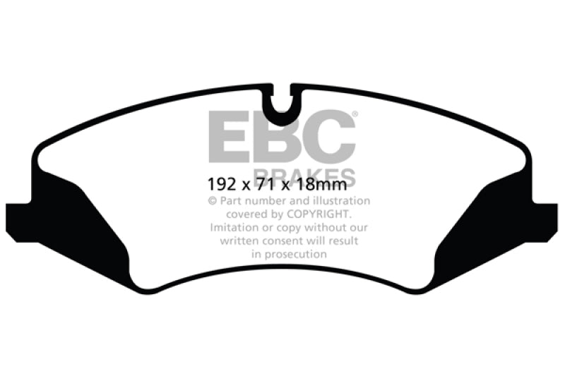 
                      
                        EBC 14+ Land Rover LR4 3.0 Supercharged Yellowstuff Front Brake Pads
                      
                    