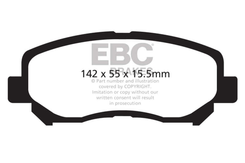 
                      
                        EBC 12+ Mazda CX-5 2 Ultimax2 Front Brake Pads
                      
                    