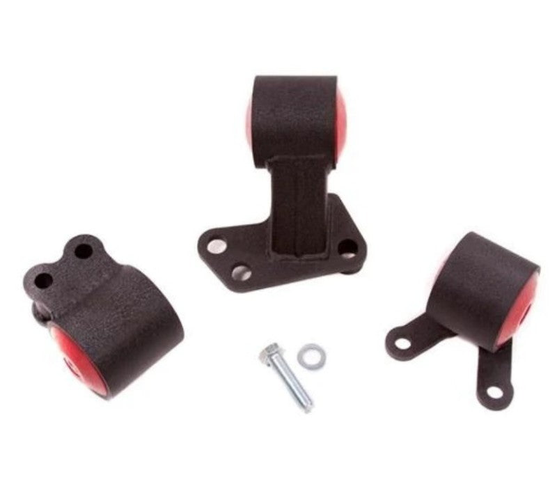 Innovative 94-01 Integra B-Series Black Steel Mounts 95A Bushings (Auto to Manual Hydro)