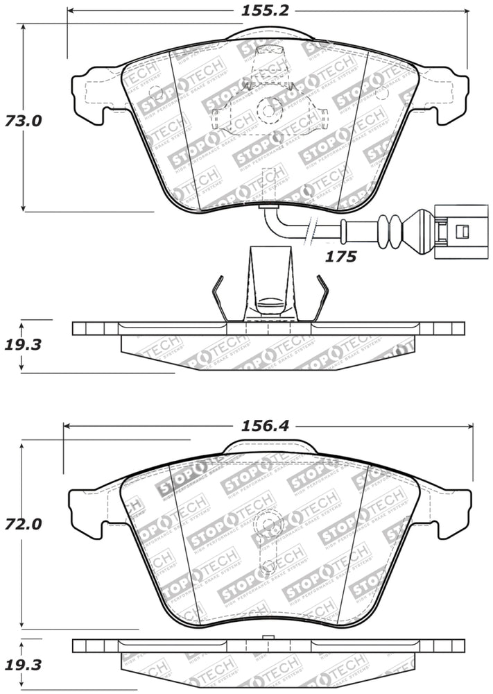 
                      
                        StopTech Performance 08-13 Audi TT Quattro / 12 VW Golf R Front Brake Pads
                      
                    