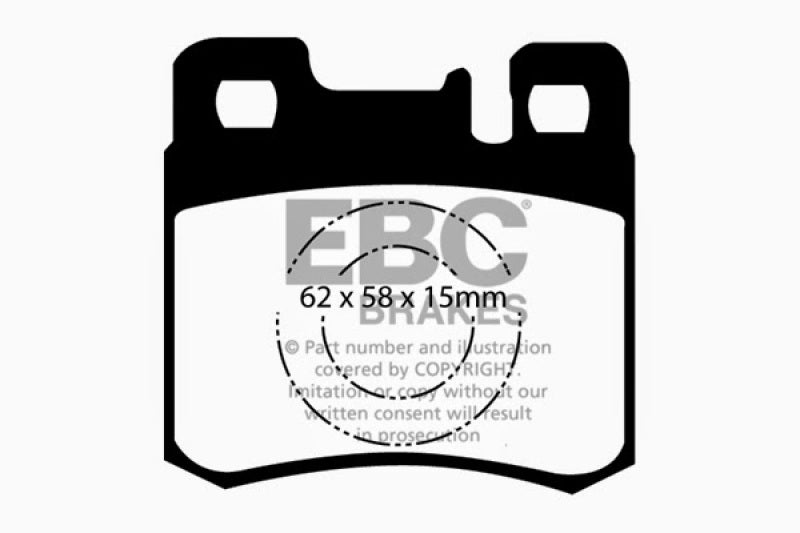 
                      
                        EBC 98-00 Mercedes-Benz E300 TD 3.0 TD Greenstuff Rear Brake Pads
                      
                    