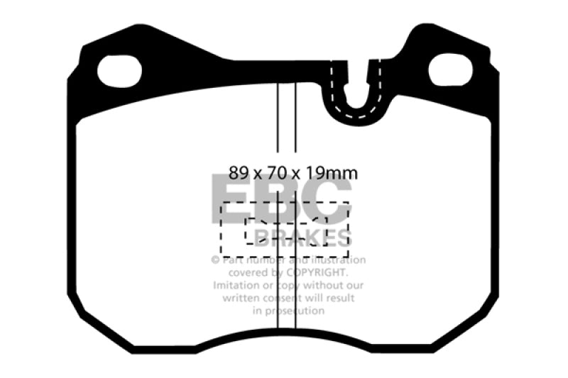 
                      
                        EBC 79-88 Porsche 924 2.0 Turbo Redstuff Front Brake Pads
                      
                    