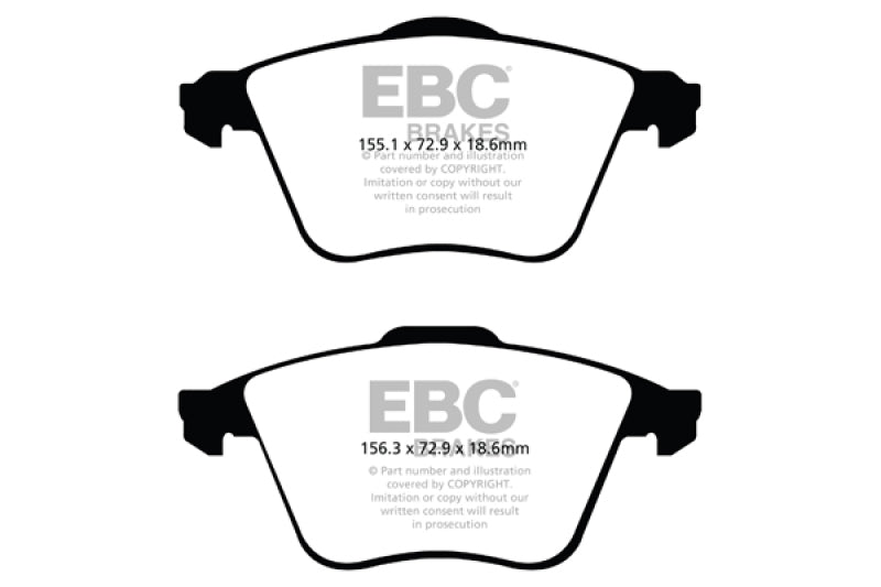 
                      
                        EBC 07-13 Mazda 3 2.3 Turbo Greenstuff Front Brake Pads
                      
                    