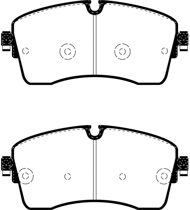 EBC 2018+ Jaguar E-Pace 2.0L Turbo (246) Greenstuff Front Brake Pads