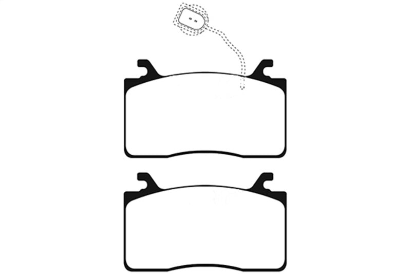 EBC 17-18 Alfa Romeo Giulia Ultimax OEM Replacement Front Brake Pads