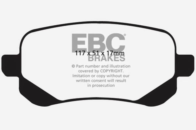 
                      
                        EBC 08-11 Chrysler Town & Country 3.3 Greenstuff Rear Brake Pads
                      
                    