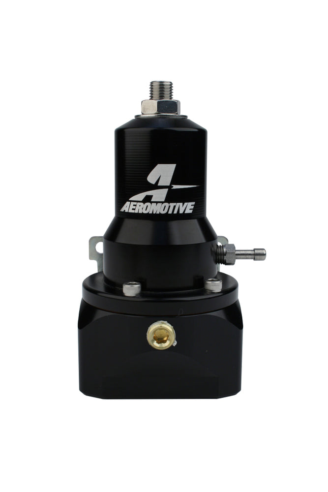 
                      
                        Aeromotive Regulator - 30-120 PSI - .313 Valve - 2x AN-10 Inlets / AN-10 Bypass
                      
                    