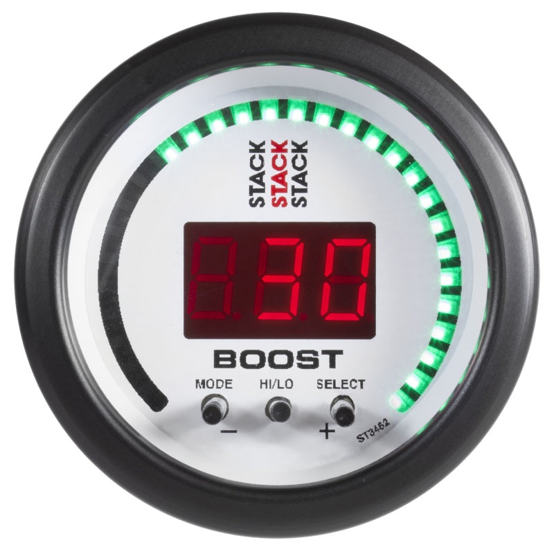 
                      
                        Autometer Stack 52mm -1 to +2 Bar (-30INHG to +30 PSI) Boost Controller - White
                      
                    