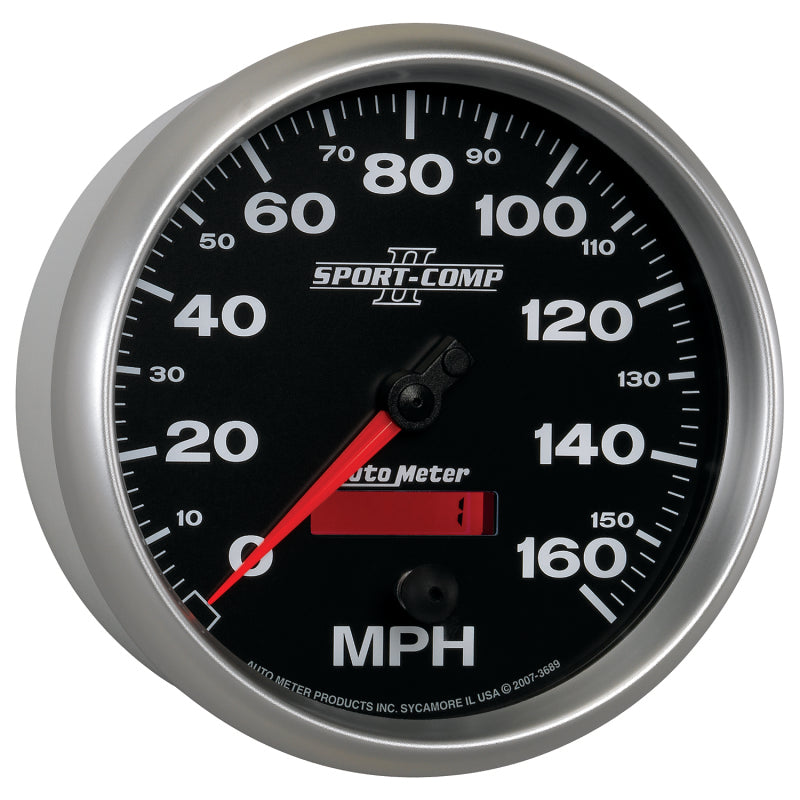 
                      
                        Autometer Sport-Comp II 5 inch 0-160MPH Electronic Programmable Speedometer
                      
                    