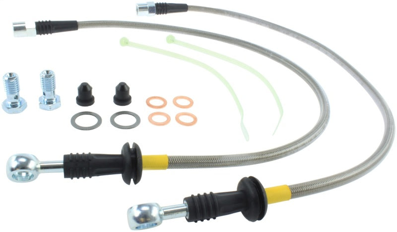 StopTech 02–06 Mini & Mini S Edelstahl-Bremsleitungssatz vorne