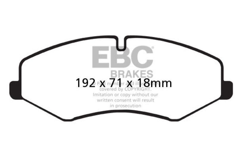 
                      
                        EBC 10-14 Land Rover LR4 5 Yellowstuff Front Brake Pads
                      
                    