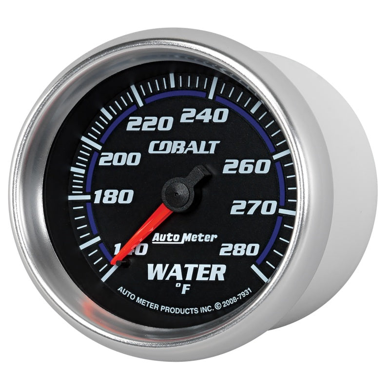 
                      
                        Autometer Cobalt 66.7mm 140-280 degree F. Water Temprature  Gauge
                      
                    