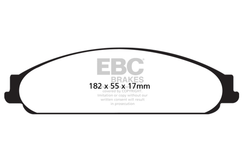 
                      
                        EBC 04-07 Ford Five Hundred 3.0 Greenstuff Front Brake Pads
                      
                    