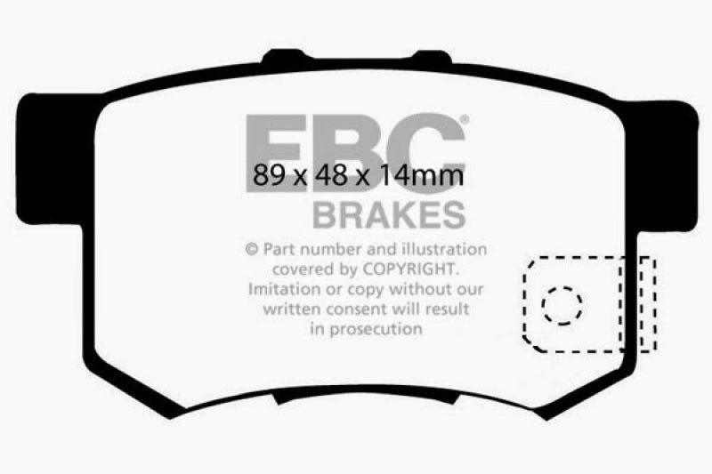 
                      
                        EBC 97 Acura CL 2.2 Greenstuff Rear Brake Pads
                      
                    