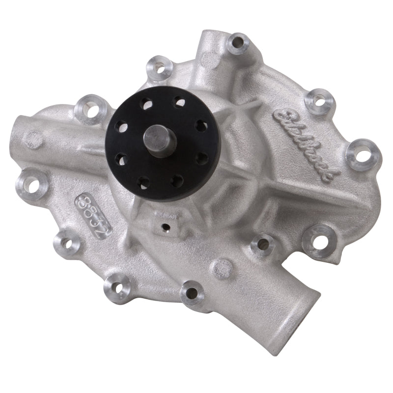 Edelbrock Wasserpumpe, Hochleistungs-AMC/Jeep 1973–91, 304, 360, 401 CI V8, langer Stil, Satin-Finish