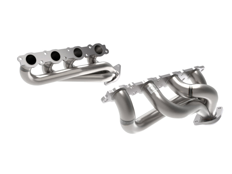 aFe Twisted Steel 1-7/8in 304 SS Headers 20-21 Ford F-250/F-350 V8-7.3L