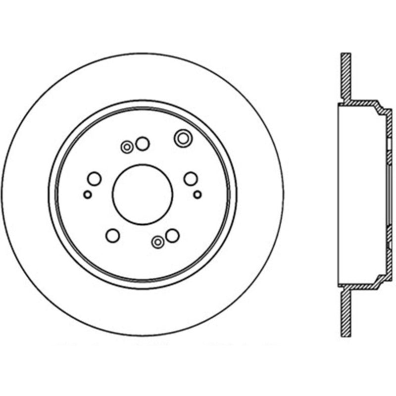 
                      
                        Stoptech 09-15 Honda Pilot / 11-17 Honda Odyssey Rear Premium Cryostop Brake Rotor
                      
                    