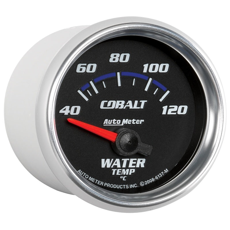 
                      
                        Autometer Cobalt 52mm Short Sweep Electronic 40-120 Deg C Water Temprature Gauge
                      
                    