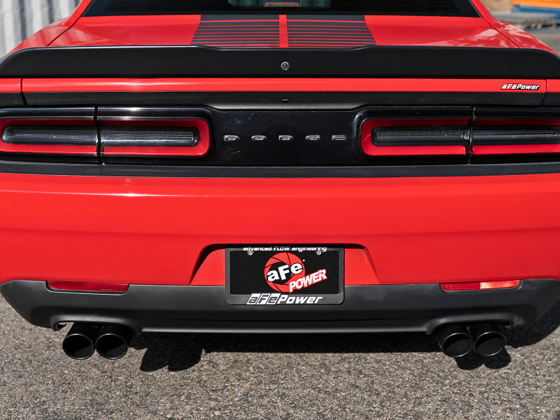 
                      
                        aFe MACH Force-Xp 2-1/2in 304 SS Cat-Back Exhaust 15-21 Dodge Challenger V6-3.6L - Quad Black Tip
                      
                    