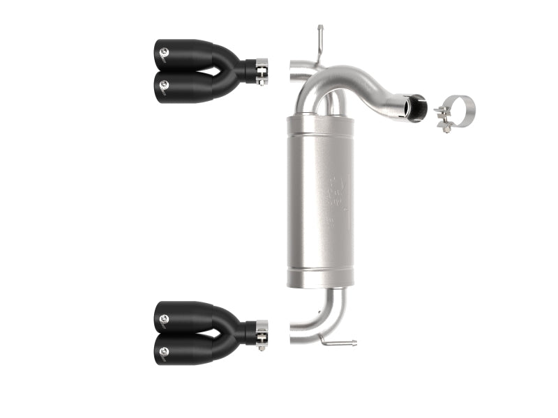 
                      
                        aFe Rebel Series 2.5in 409 SS Axle-Back Exhaust System Black 07-18 Jeep Wrangler (JK) V6-3.6L/3.8L
                      
                    