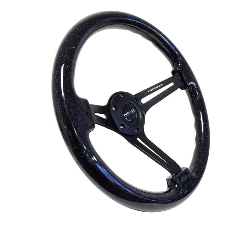 
                      
                        NRG Reinforced Steering Wheel (350mm / 3in. Deep) Black Multi Color Flake Wood w/ Black Matte Center
                      
                    