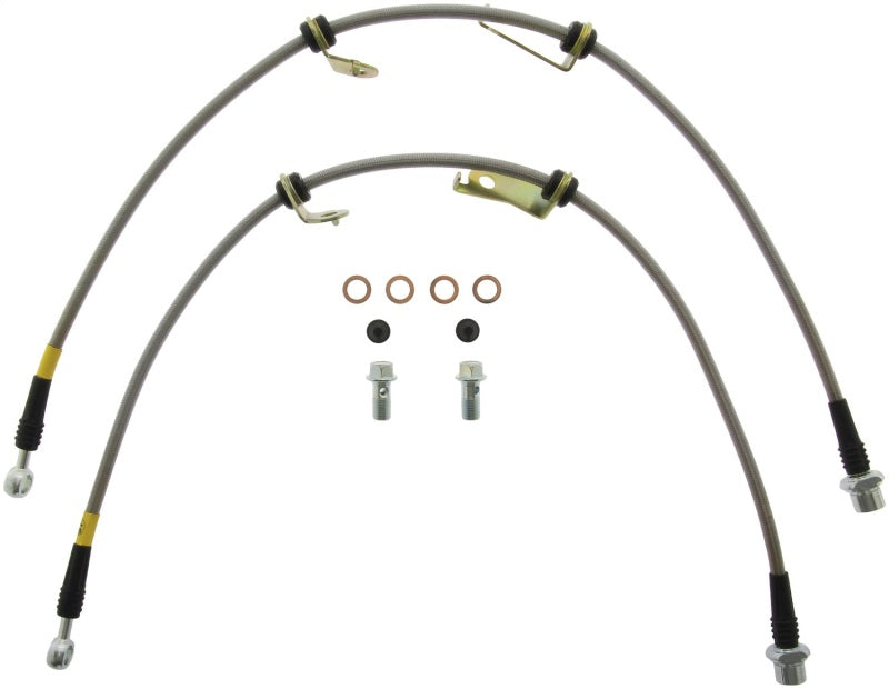 
                      
                        StopTech 06-17 Lexus HS250h / Toyota RAV4 Stainless Steel Front Brake Lines
                      
                    