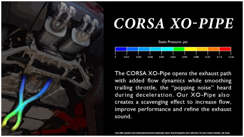 Corsa 2005-2010 Ford Mustang Shelby GT500 5.4L V8 XO Pipe