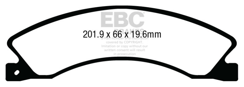 
                      
                        EBC 12+ Nissan NV 1500 Yellowstuff Rear Brake Pads
                      
                    