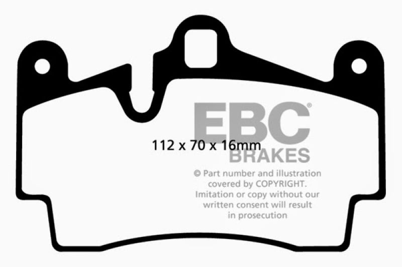 
                      
                        EBC 04-07 Porsche Cayenne 3.2 Redstuff Rear Brake Pads
                      
                    