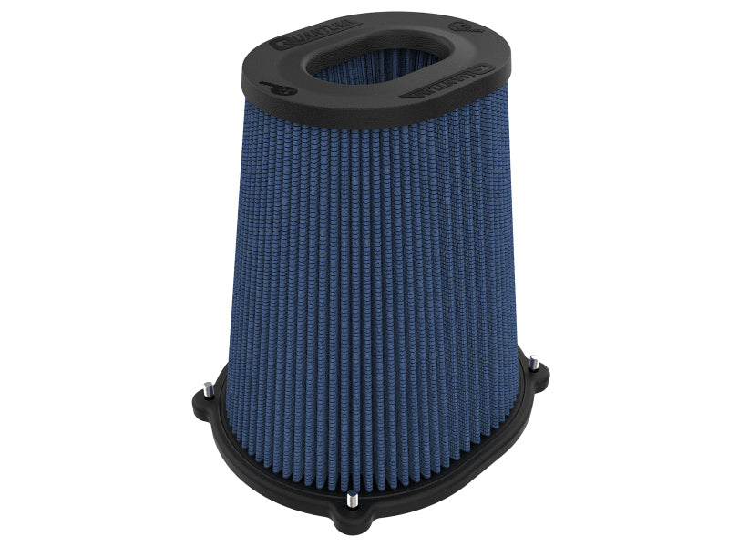 aFe Quantum Pro-5 R Air Filter Inverted Top - 5.5inx4.25in Flange x 9in Height - Oiled P5R