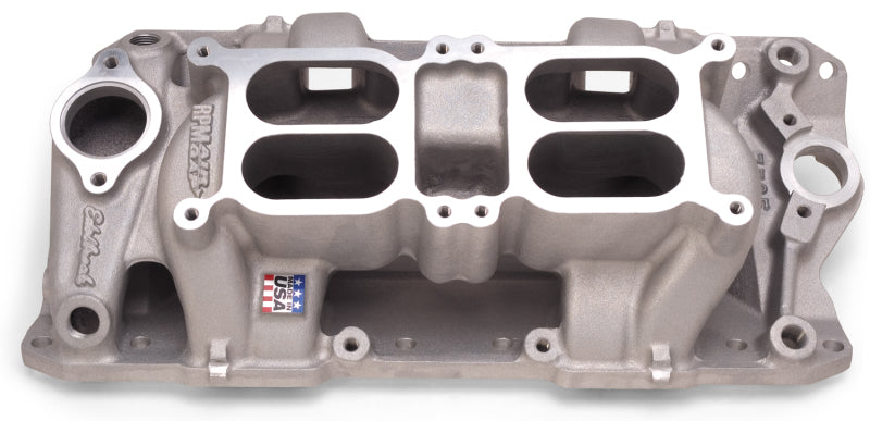 
                      
                        Edelbrock Performer RPM Dual-Quad Air-Gap for Small-Block Chevy
                      
                    