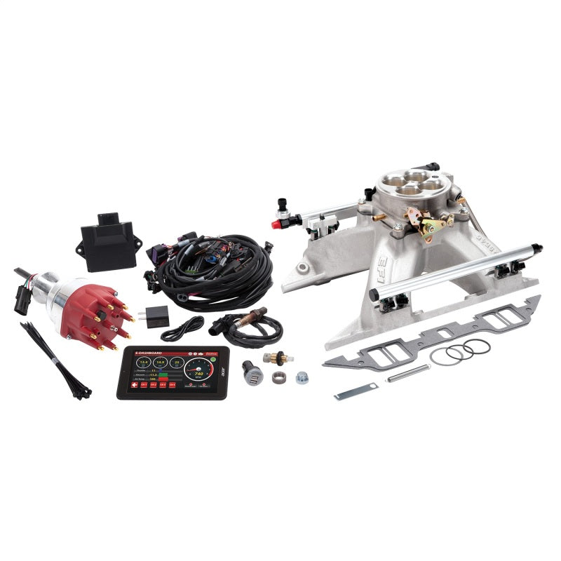 Edelbrock Pro Flo 4 EFI System Seq Port BB Chrysler RB 413-440ci 625 Max HP 35lb/hr Satin Finish