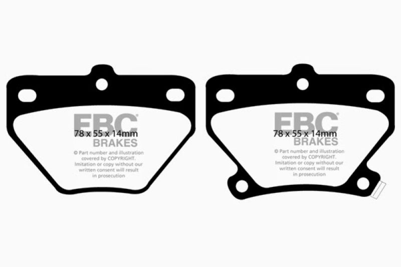 
                      
                        EBC 02-08 Pontiac Vibe 1.8 GT Redstuff Rear Brake Pads
                      
                    