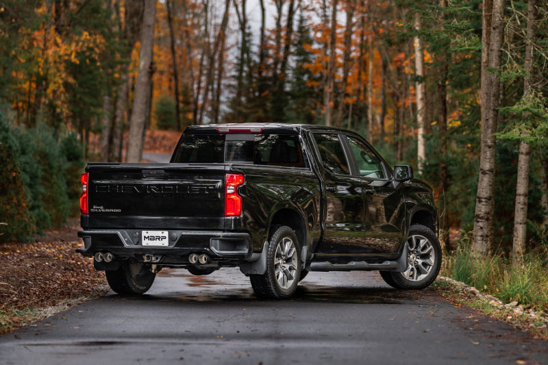 
                      
                        MBRP 19-21 Chevrolet Silverado 1500 5.3L 3in Cat Back w/ 2.5in OD Carbon Fiber Tips - T304
                      
                    