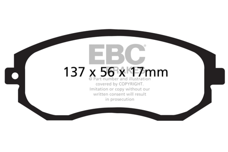 
                      
                        EBC 12+ Scion FR-S 2 Redstuff Front Brake Pads
                      
                    