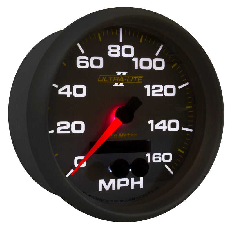 
                      
                        Autometer Ultra-Lite II 5in 0-140MPH In-Dash Electronic GPS Programmable Speedometer
                      
                    