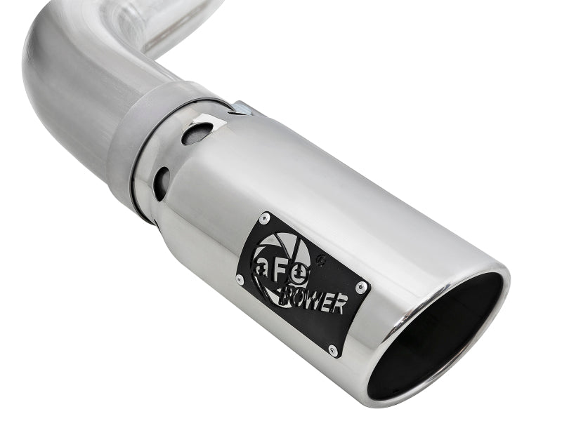 
                      
                        aFe Large Bore-HD 4in 409 SS DPF-Back Exh 18-19 Ford F-150 V6-3.0L (td) w/ Polished Tip
                      
                    