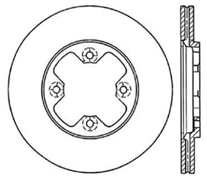 StopTech Slotted & Drilled Sport Brake Rotor