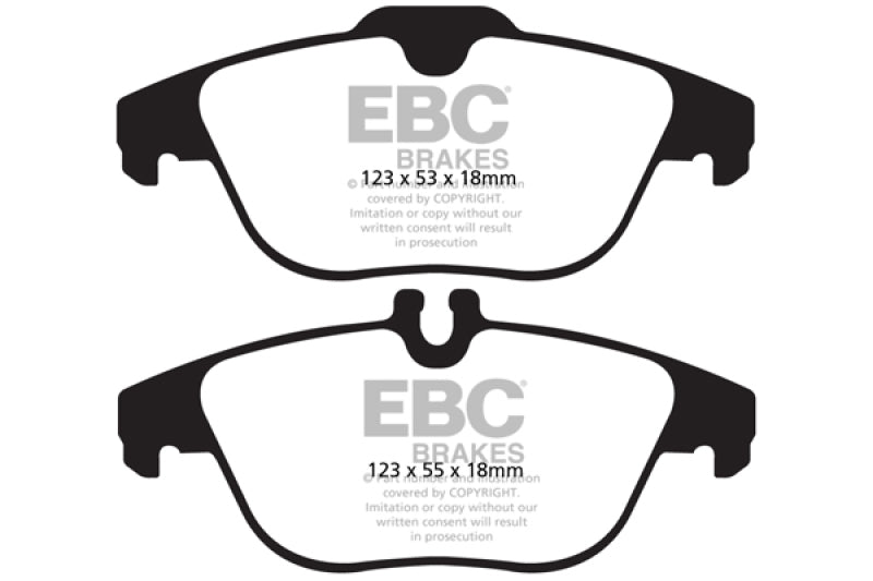 
                      
                        EBC 13-16 Mercedes-Benz GLK250 2.1 Twin TD Greenstuff Rear Brake Pads
                      
                    