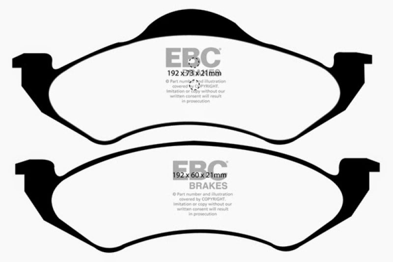 
                      
                        EBC 99 Dodge Dakota 2WD 2.5 Greenstuff Front Brake Pads
                      
                    