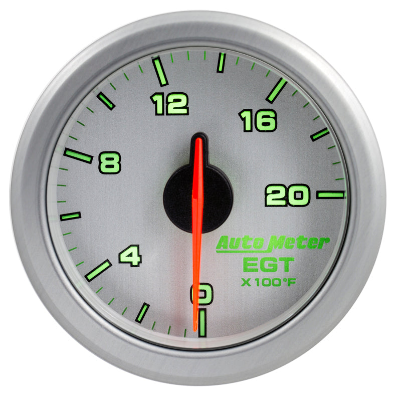 
                      
                        Autometer Airdrive 2-1/16in EGT Gauge 0-2000 Degrees F - Silver
                      
                    