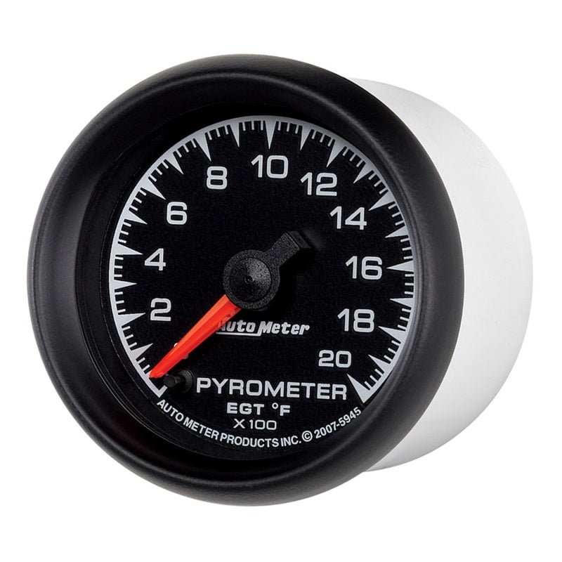 
                      
                        Autometer ES 52mm Full Sweep Electronic 0-2000 Degree F EGT/Pyrometer Gauge
                      
                    