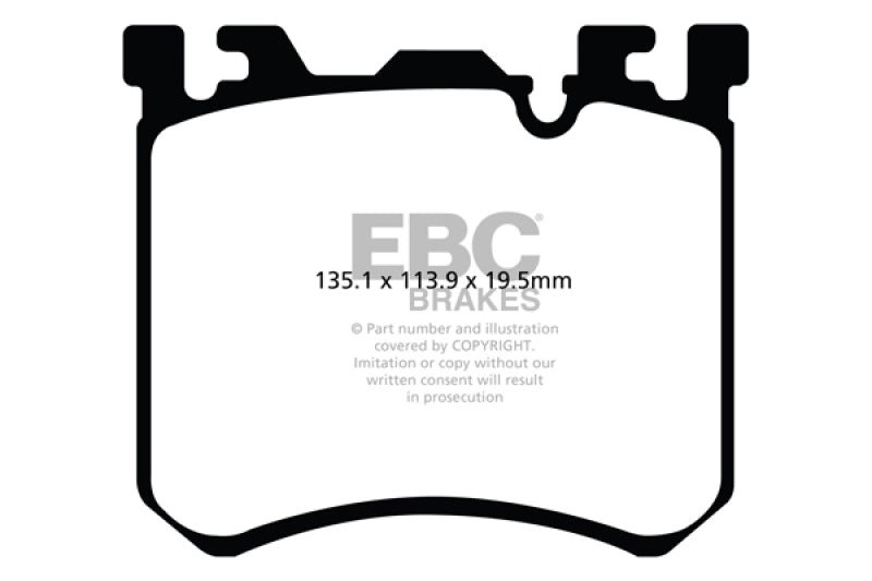 
                      
                        EBC 10-13 BMW X5M 4.4 Twin Turbo Redstuff Front Brake Pads
                      
                    